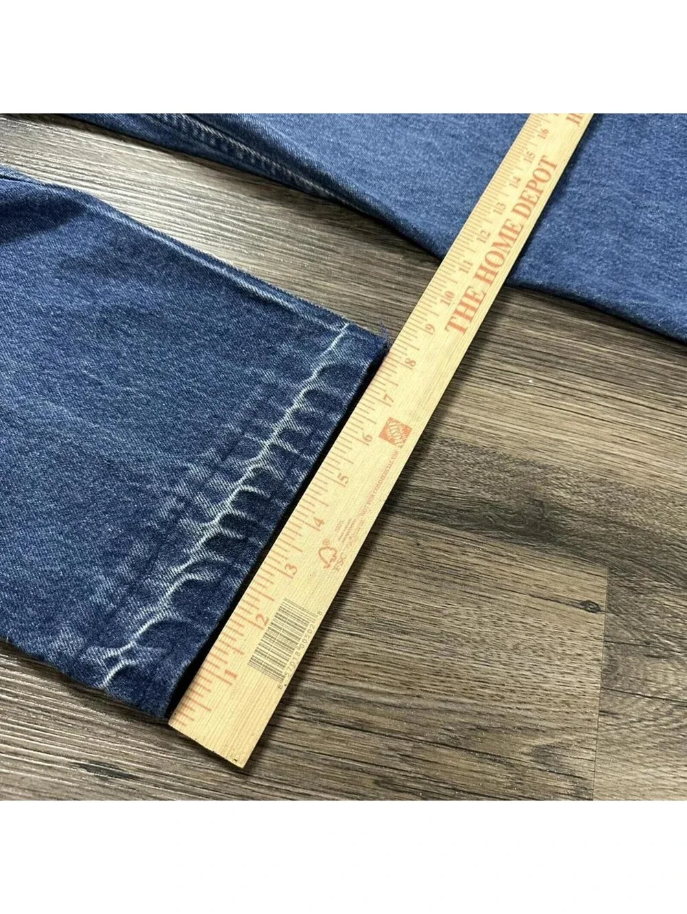 Vintage Levi’s 501-0115 90s blue denim jeans straight leg button fly 34x27
